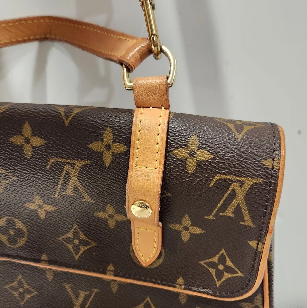 Louis Vuitton 2005 Vintage Brown Monogram Marelle Sac A Dos 3 Way Bag Purse
